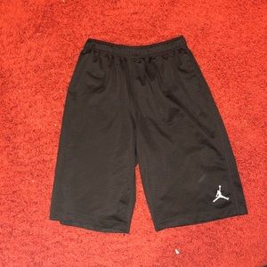 Black Jordan Athletic Shorts